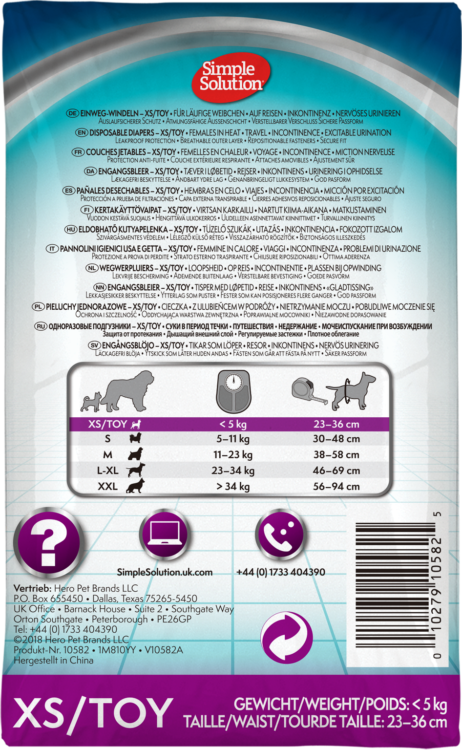 Simple Solution Disposable Diapers - X Small Simple Solution Disposable Diapers - X Small