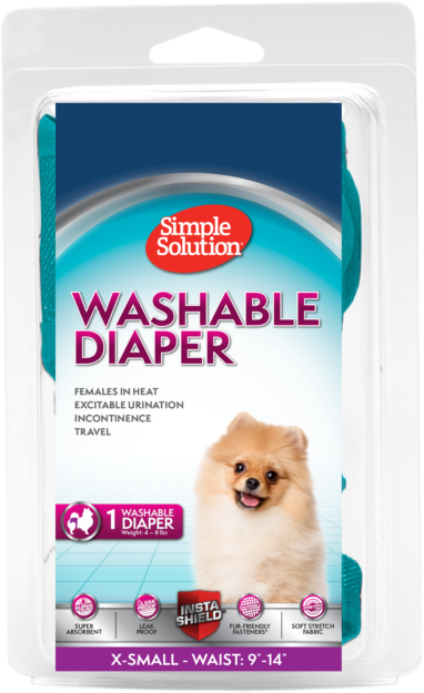 Simple Solution Washable Female Dog Diaper- X Small