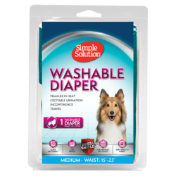 Simple Solutions Washable Female Dog Diaper – Medium