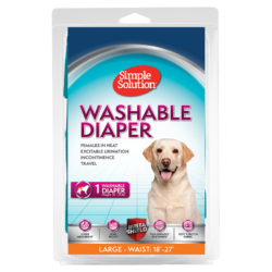 Simple Solutions Washable Female Dog Diaper – Large