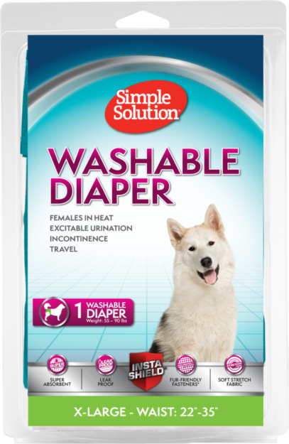 Simple Solutions Washable Female Dog Diaper - X Large