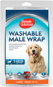 Simple Solution Disposable Dog Diaper Liners Light Absorbency 22 Pack 