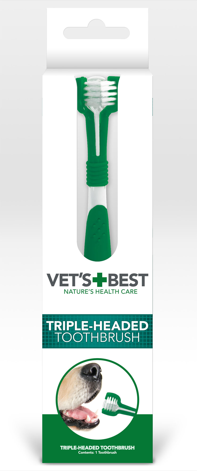 Vet's Best Triple Headed Toothbrush Vet's Best Triple Headed Toothbrush