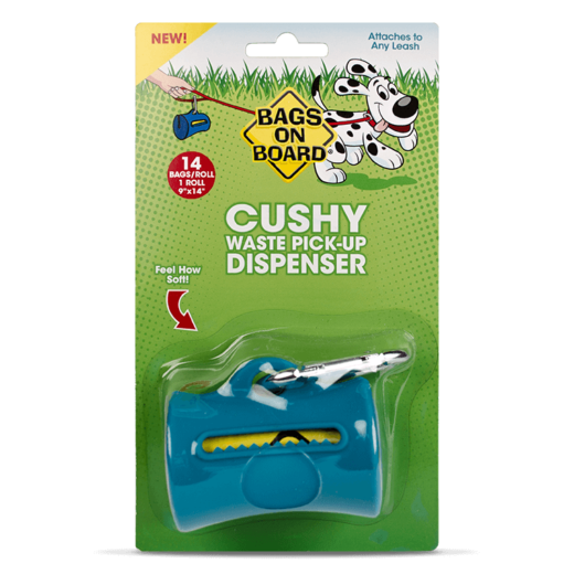 Bags on Board Cushy Waste Pick Up Dispenser - Teal