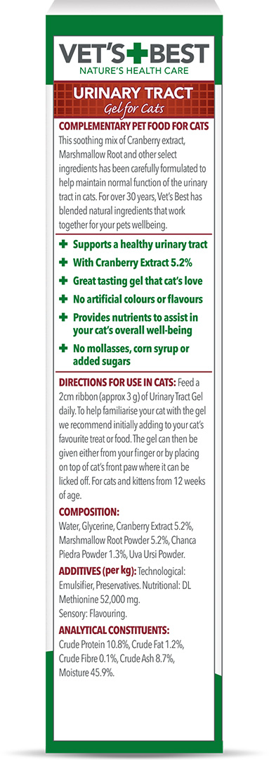 Vet's Best Urinary Tract Gel for Cats Vet's Best Urinary Tract Gel for Cats