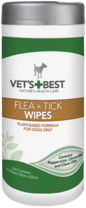 Vet’s Best Flea & Tick Wipes – 50 Pack