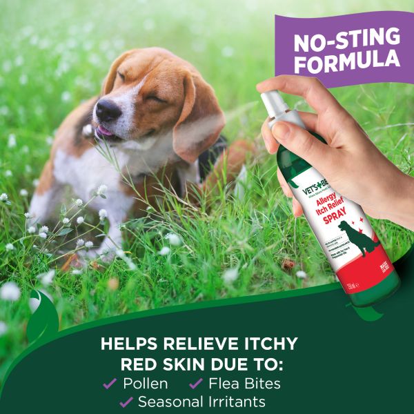 Vets Best Allergy Itch Relief Spray for Dogs - 250ml Vets Best Allergy Itch Relief Spray for Dogs - 250ml