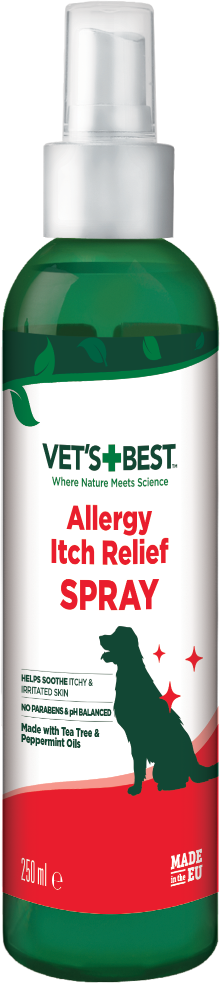 Vets Best Allergy Itch Relief Spray for Dogs - 250ml Vets Best Allergy Itch Relief Spray for Dogs - 250ml
