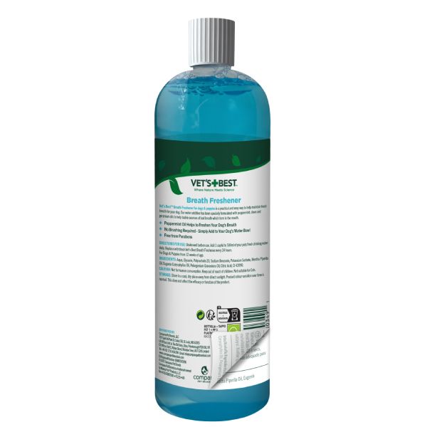 Vet's Best Breath Freshener for Dogs - 500ml Vet's Best Breath Freshener for Dogs - 500ml