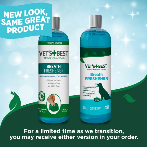 Vet's Best Breath Freshener for Dogs - 500ml Vet's Best Breath Freshener for Dogs - 500ml