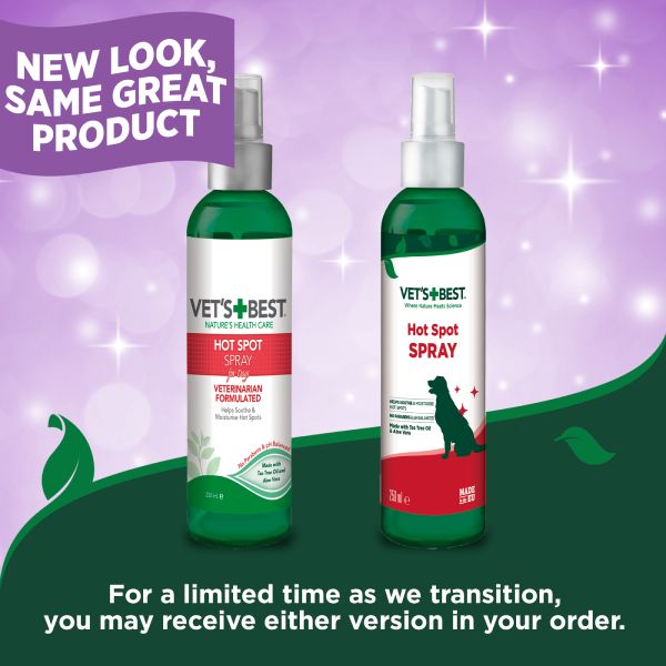 Vet's Best Hot Spot Itch Relief Spray for Dogs -250ml Vet's Best Hot Spot Itch Relief Spray for Dogs -250ml