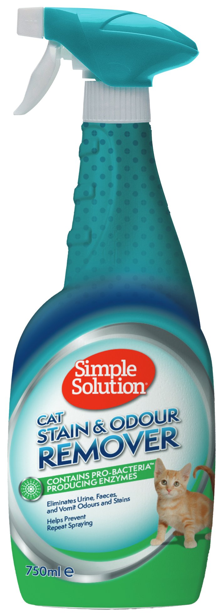 Simple Solution Stain & Odour Remover for Cats - 750ml Simple Solution Stain & Odour Remover for Cats - 750ml
