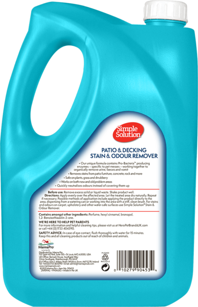 Simple Solution Patio & Deck Stain & Odour Remover