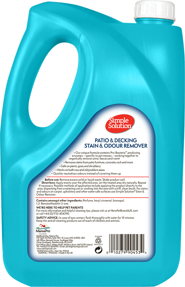 Simple Solution Patio & Deck Stain & Odour Remover Simple Solution Patio & Deck Stain & Odour Remover