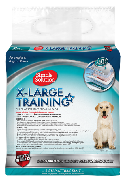 Simple Solution Extra Large Puppy Training Pads - 10