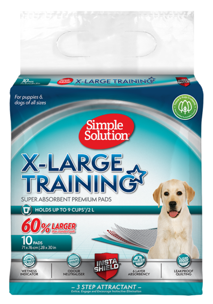 Simple Solution Extra Large Puppy Training Pads - 10