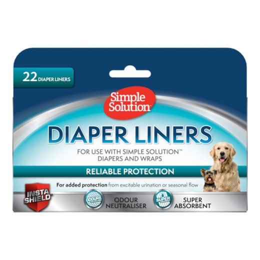 Simple Solution Disposable Dog Diaper Liners  - 22 Pack