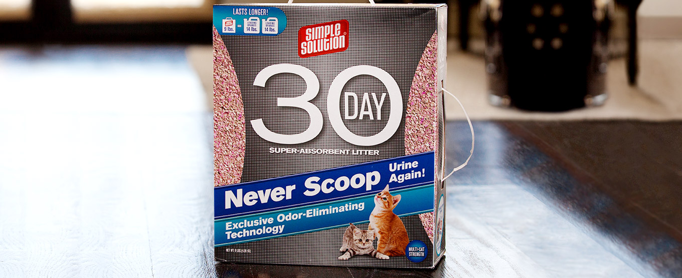 Simple Solution 30 Day Super Absorbent Cat Litter