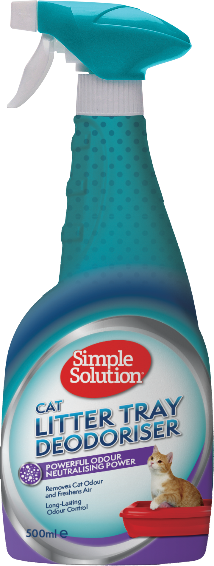 Simple Solution Cat Litter Tray Deodoriser - 500ml Simple Solution Cat Litter Tray Deodoriser - 500ml
