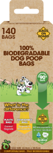 Bags on Board 100% Biodegradable Poop Bags
