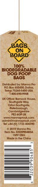 Bags on Board 100% Biodegradable Poop Bags - 60