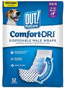 Out Petcare Disposable Male Wrap 12 Daipers