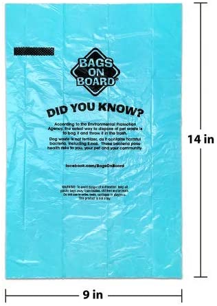 Bags on Board Scented Refill Rolls - 140 Ocean Breeze Bags on Board Scented Refill Rolls - 140 Ocean Breeze