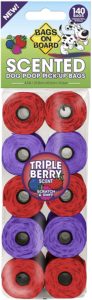 Bags on Board Scented Refill Rolls – 140 Triple Berry
