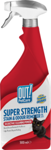 Out Petcare Super Strength Stain & Odor Remover – Trigger Bottle 500ml