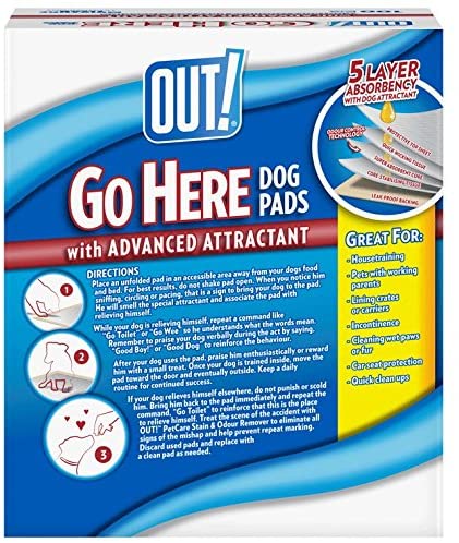Out Petcare Moisture Lock Training Pads - 100 Pad Pack Out Petcare Moisture Lock Training Pads - 100 Pad Pack