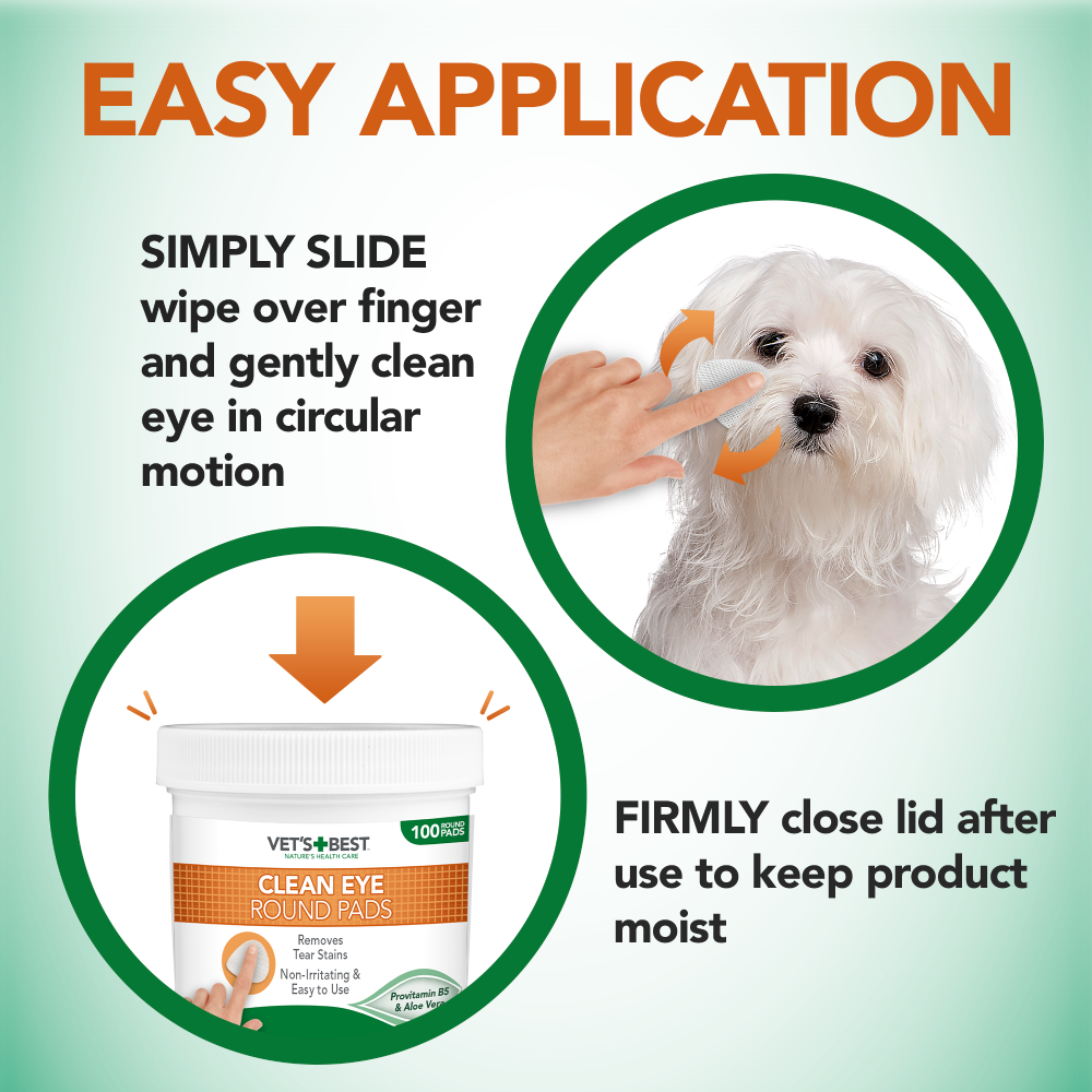 Vet's Best Clean Eye Round Pads Vet's Best Clean Eye Round Pads