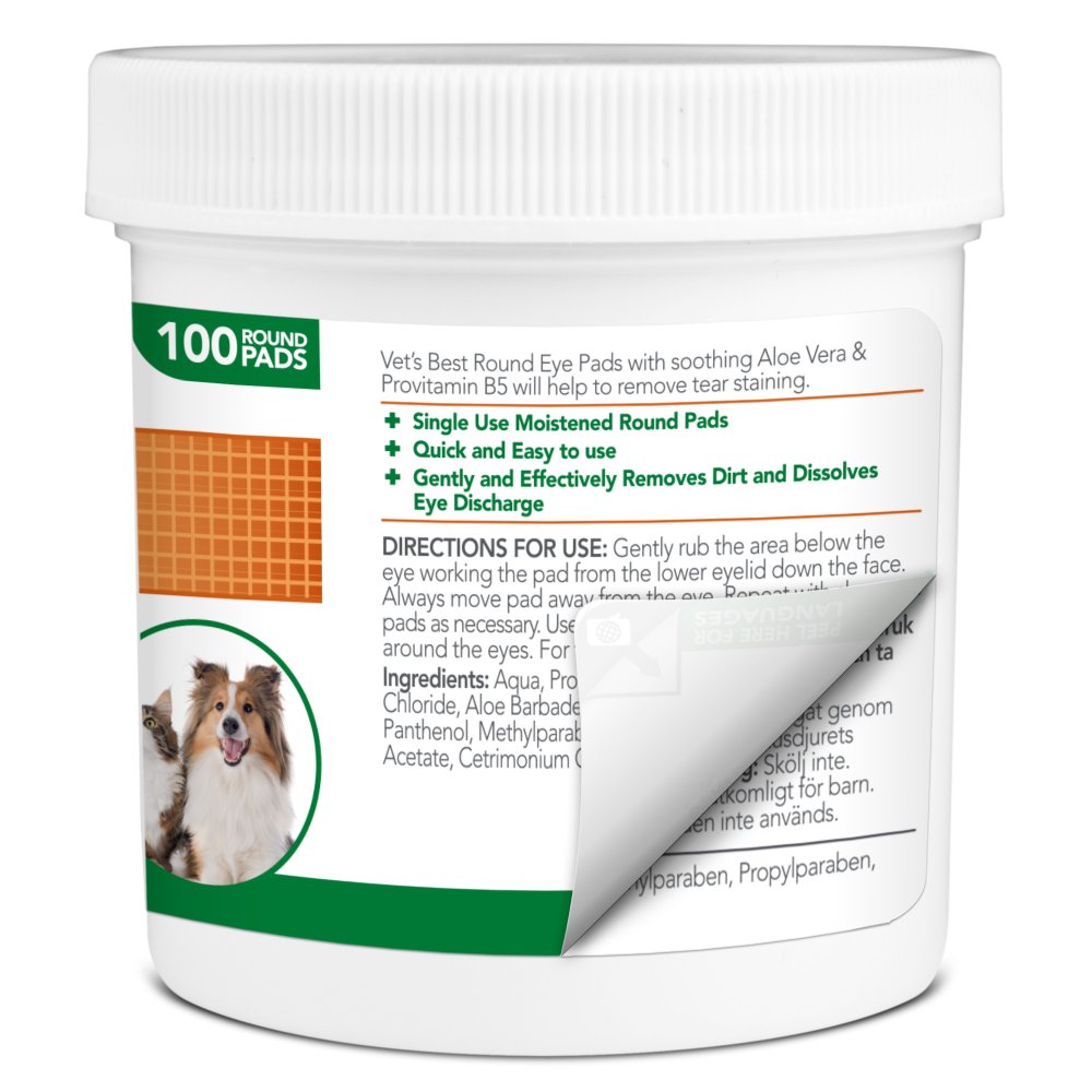 Vet's Best Clean Eye Round Pads Vet's Best Clean Eye Round Pads