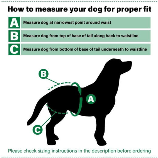 vet's best diapers for dogs
