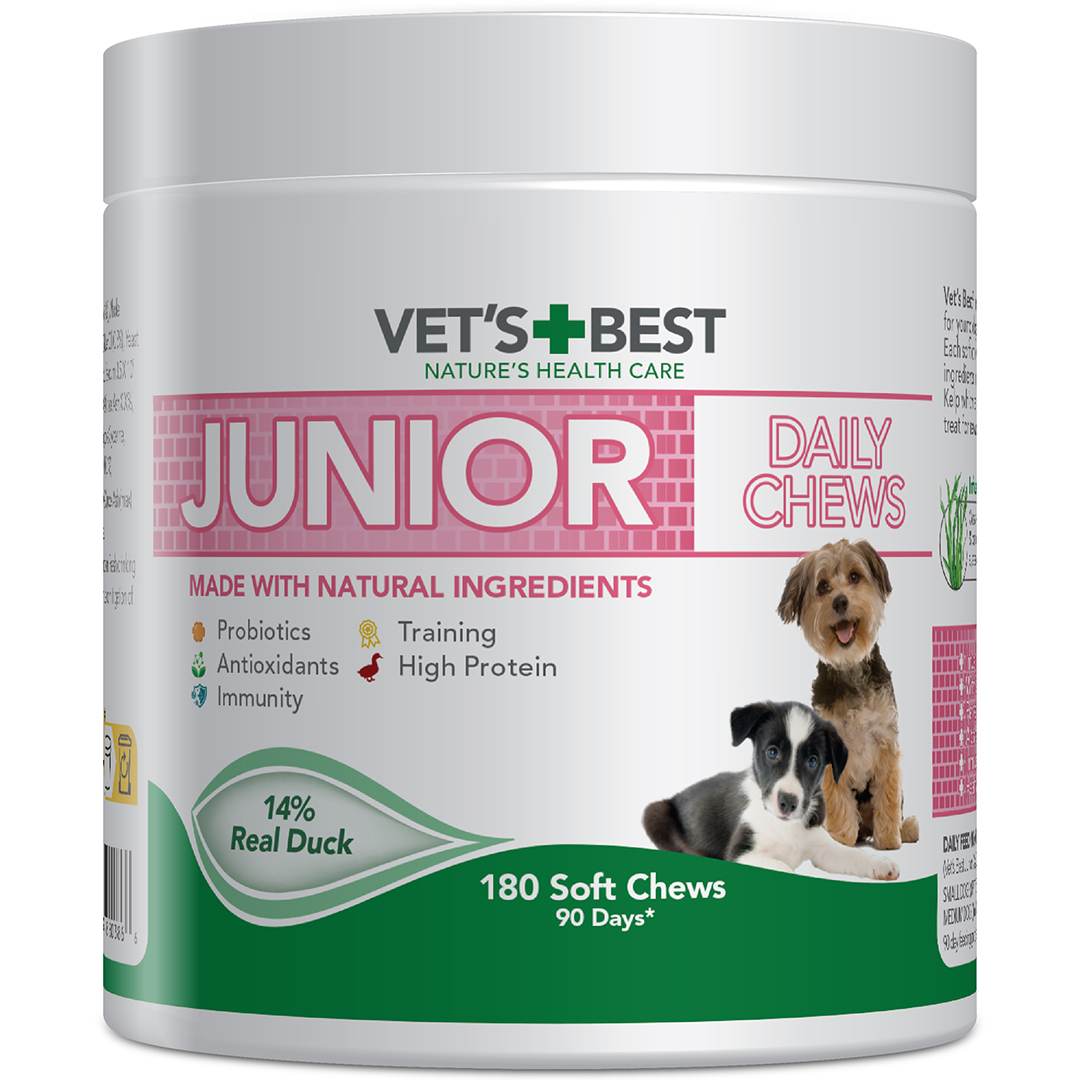 Vet's Best Daily Chews for Junior Dogs - 180 Soft Chews Vet's Best Daily Chews for Junior Dogs - 180 Soft Chews