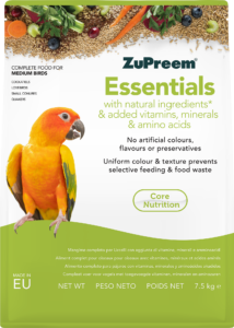Zupreem Essentials Medium Birds 7.5Kg