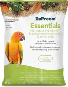 Zupreem Essentials Medium Birds 7.5Kg