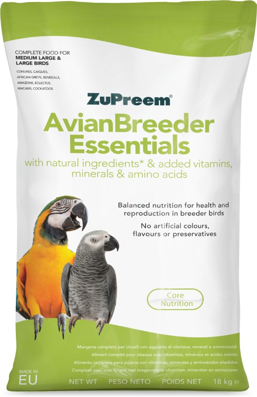 Zupreem Essentials Medium Large & Large Birds 18Kg Zupreem Essentials Medium Large & Large Birds 18Kg