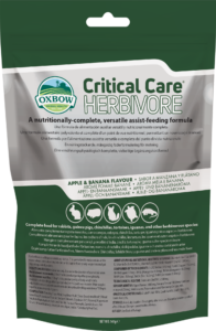 Oxbow Critical Care Apple & Banana Flavour 141g