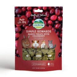 Oxbow Simple Rewards Baked Treat Cranberry – 85g
