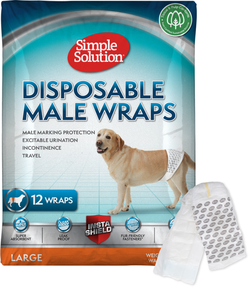 Simple Solution Disposable Male Wrap - Large Simple Solution Disposable Male Wrap - Large