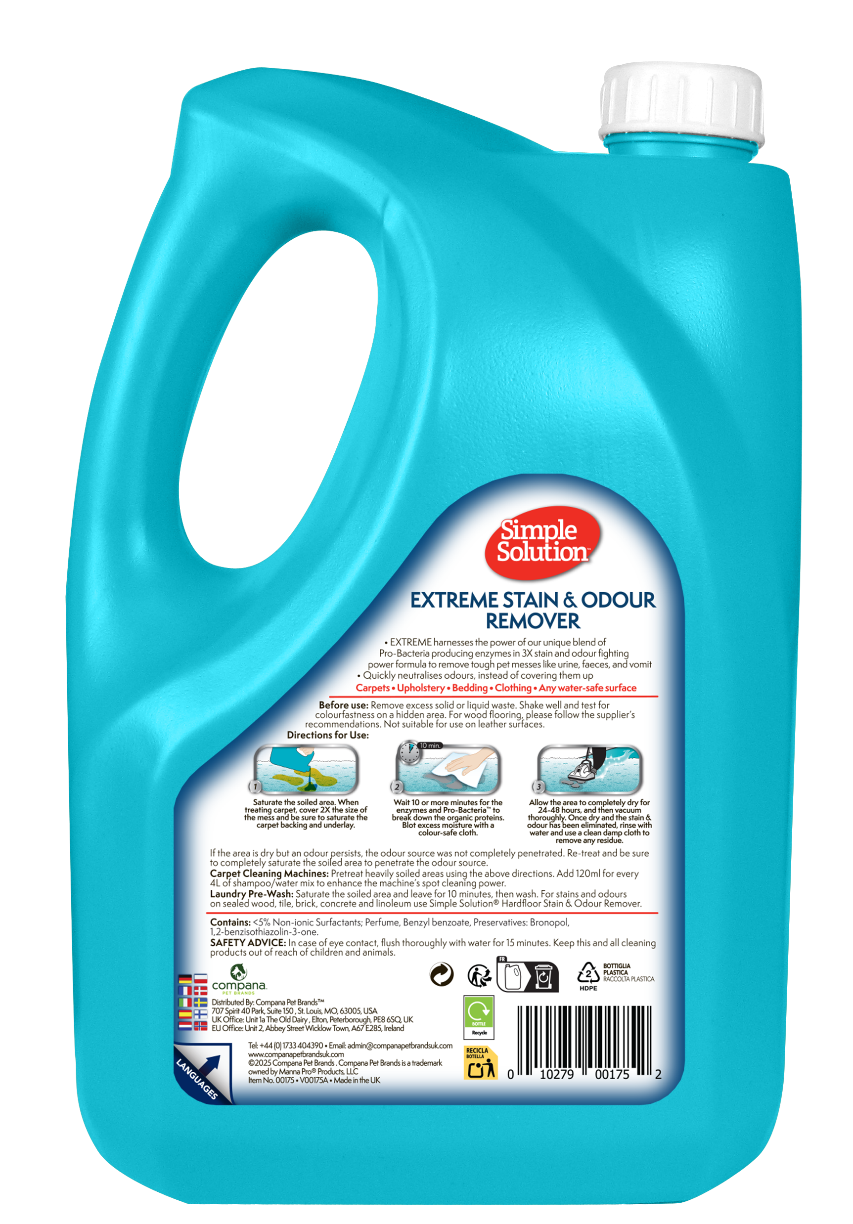Simple Solution Extreme Cat & Dog Stain & Odour Remover (4L)