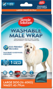 Simple Solution Washable Male Wrap – Large